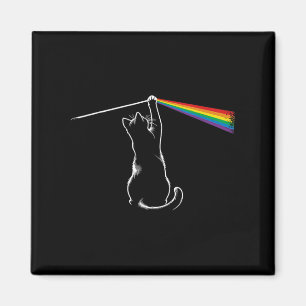 Imã Engraçado Cat Rock Música Presente Mulheres Homens