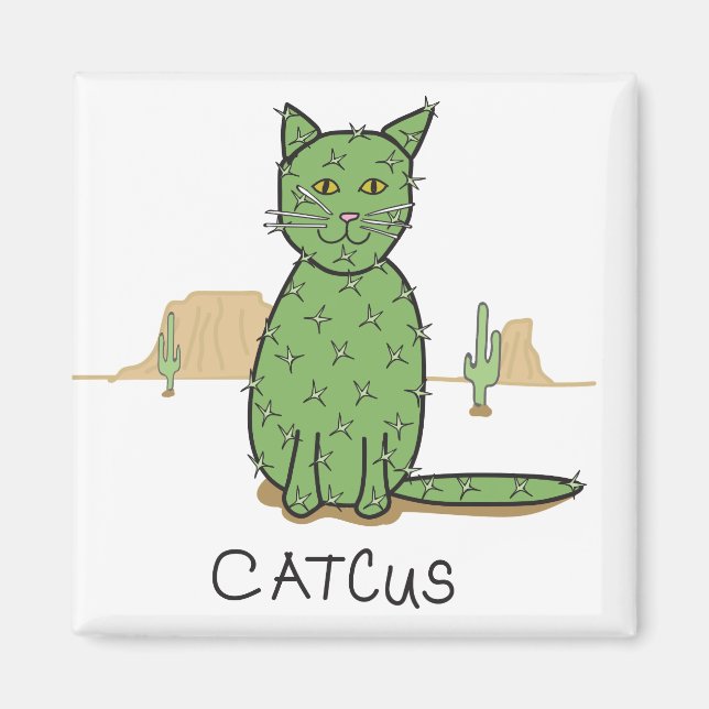 Imã Engraçado "Catcus" Cactus Drake (Frente)