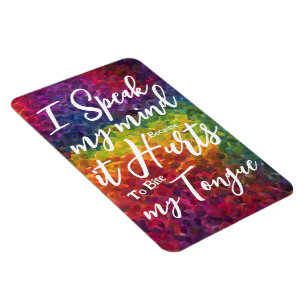 Ímã Engraçado Cita Ditos, Fale Seu Refrigerador De Men