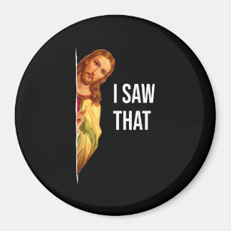 Imã Engraçado Citar Jesus Meme Eu Vi Aquele Deus Crist