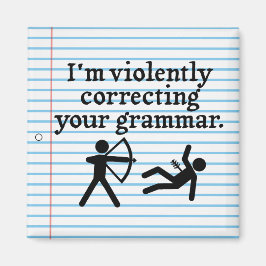 Imã Engraçado "Corrigindo Silentemente Sua Gramática"