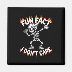 Imã Engraçado Dabbing Skeleton Fato Divertido Não
