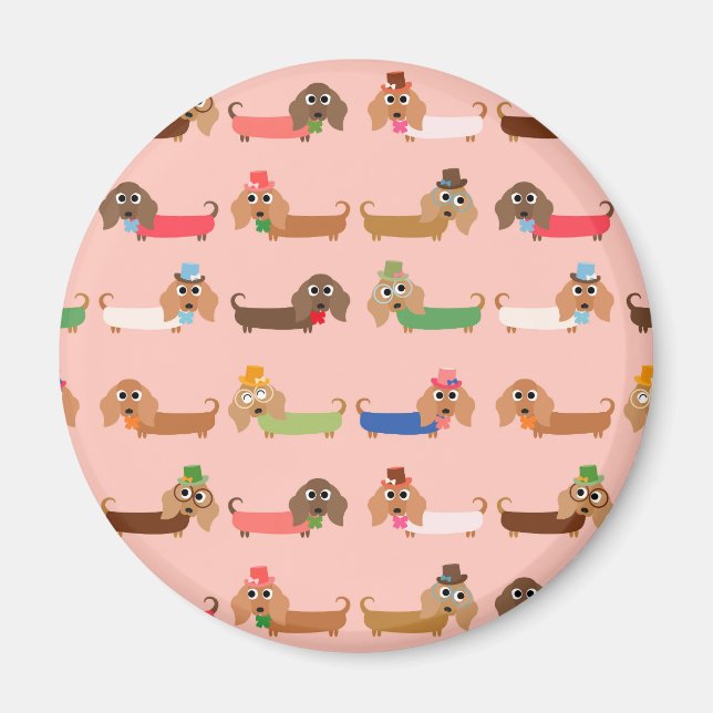 Imã Engraçado Dachshances (Frente)