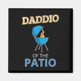 Imã Engraçado Daddio Da Grelha Do Churrasco Do Pacio