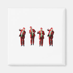 Imã Engraçado Dança Papai Noel Natal Pajam