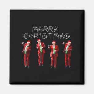 Imã Engraçado Dança Papai Noel Natal Pajam