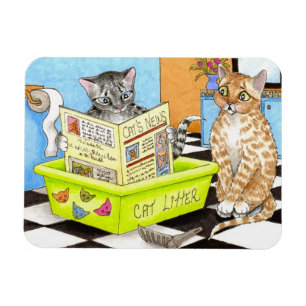 Ímã engraçado de Flexi do gato 464