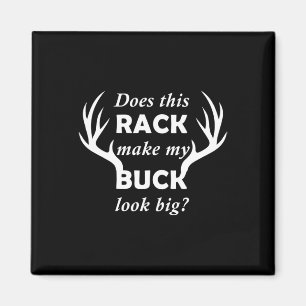 Imã Engraçado Deer Caçando Rack Grande