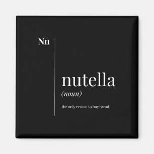 Imã Engraçado Definição Nutella