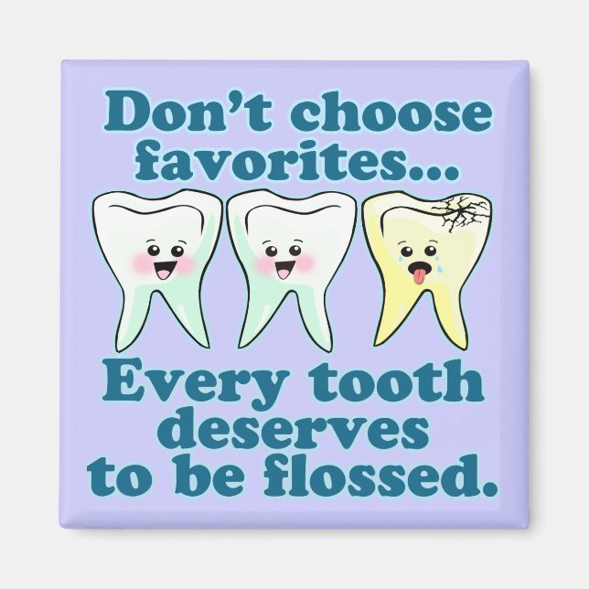 Imã Engraçado Dentista (Frente)