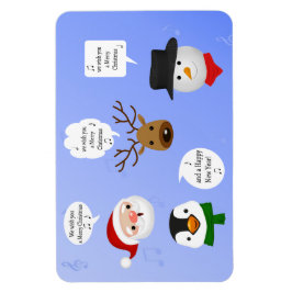 Ímã Engraçado. Desejamos-lhe um Feliz Natal.