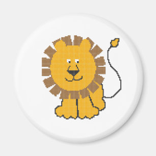 Imã Engraçado desenho animado Lion