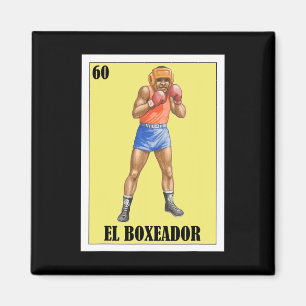 Imã Engraçado Design de Boxing Mexicano - El Boxeador 