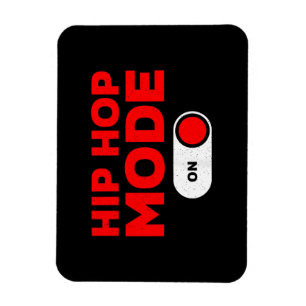 Ímã Engraçado Design de Hip Hop para Homens Homens 90