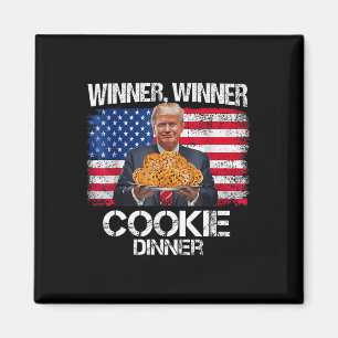 Imã Engraçado Design de Natal ganhador Cookie