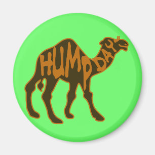Imã Engraçado Dia da Hump com Camel