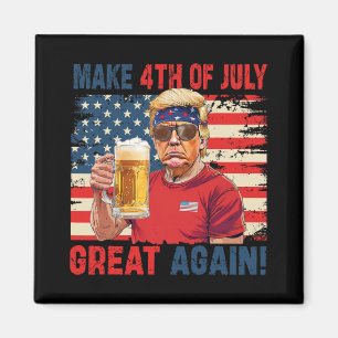Imã Engraçado Dia da Independência Do Trump Torne 4 De