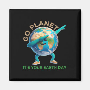 Imã Engraçado Dia da Terra Ir Planeta É O Dia da Terra