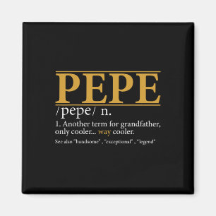 Imã Engraçado Dia de os pais de Definição de Pepe Pres