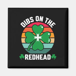 Imã Engraçado Dia de São Patrício Irlandês Shamrock Di