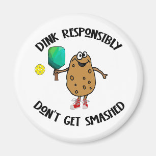Imã Engraçado Dink Responsável Esportes De Picklebal