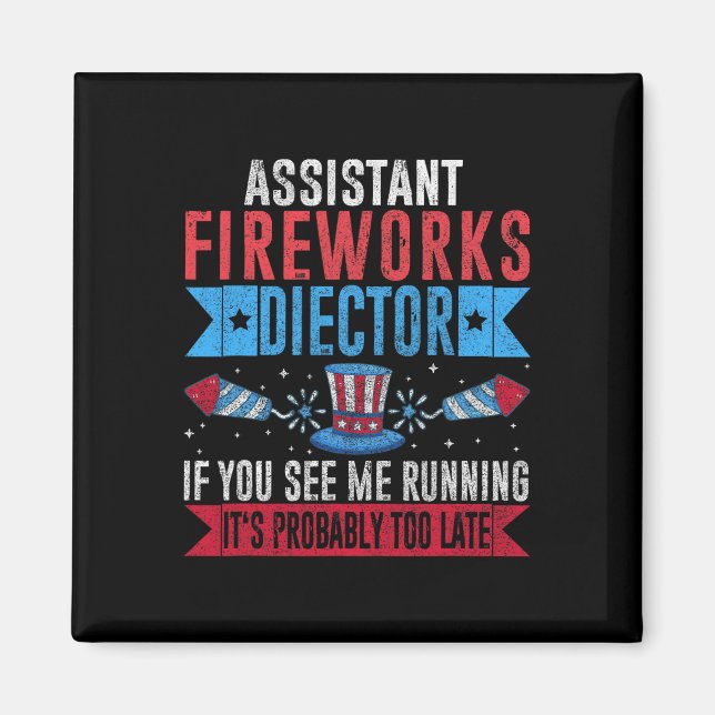 Imã Engraçado Diretor de fogos de artifício que eu dir (Frente)