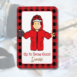 Ímã Engraçado dizer para ele Férias do Alasca da Neve