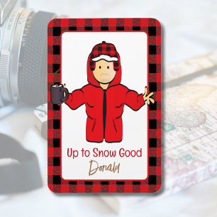 Ímã Engraçado dizer para ele Férias do Alasca da Neve