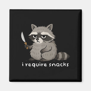 Imã Engraçado Dizer "Raccoon" Eu Preciso De Um Homem H