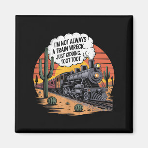 Imã Engraçado Do Trem Engraçado Apenas Brincando Para