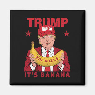 Imã Engraçado é Banana para Scales Trump Vintage Men W
