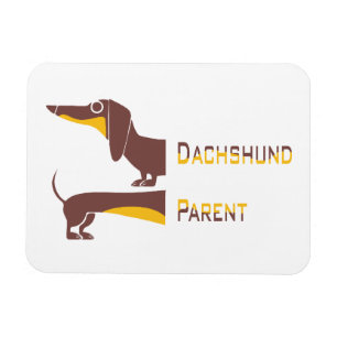 Ímã Engraçado e fofo dachshund para os pais de cães lo