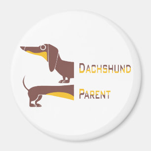 Imã Engraçado e fofo dachshund para os pais de cães lo