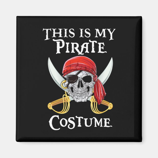 Imã Engraçado Este É O Meu Costume De Fusca Pirata De  (Frente)