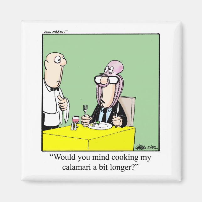 Imã Engraçado estocar Foodie Humor Magnet (Frente)