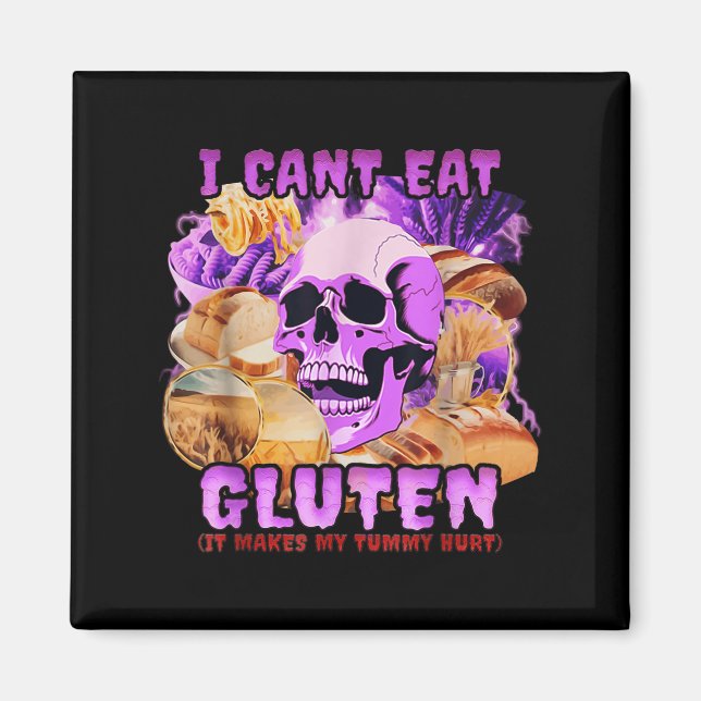 Imã Engraçado eu não poder comer Gluten Isso faz meu t (Frente)