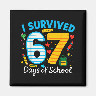 Imã Engraçado Eu Sobrevivi 67 Dias De Professor Aluno