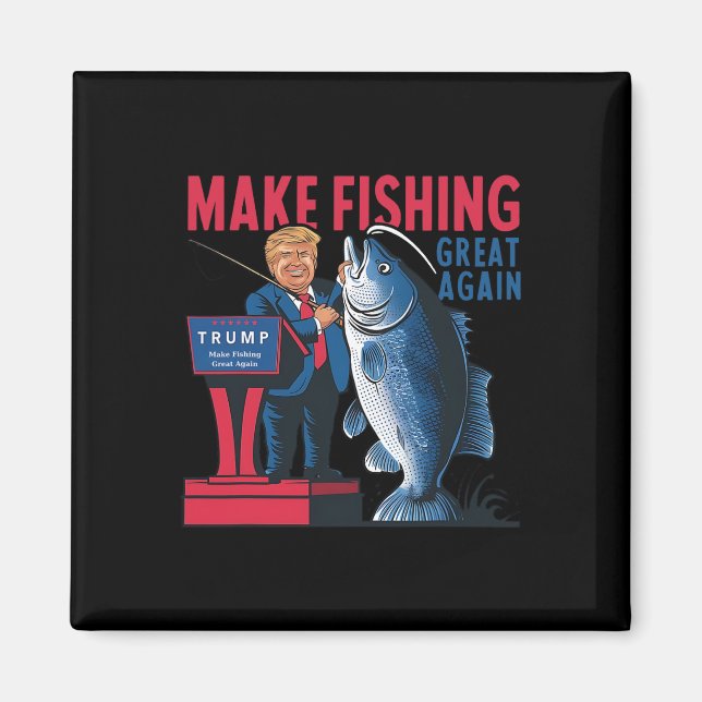 Imã Engraçado Fazer Excelente De Pesca Novamente Pesca (Frente)