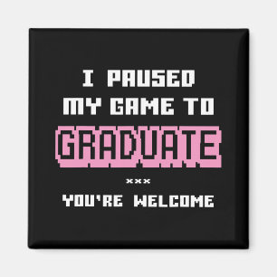Imã Engraçado Formando de Jogo 2026 Graduação 