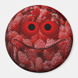 Imã Engraçado Framboesa Emoticon