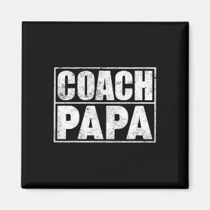 Imã Engraçado Futebol de Futebol treinador Papá Padre