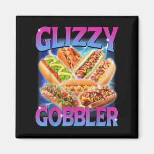Imã Engraçado Glizzy Gobbler Meme Hilariary Hot Dog Gl