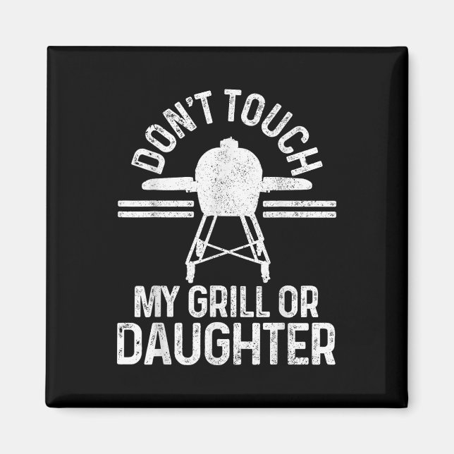 Imã Engraçado Grillmaster Churrasco Grill Chef Gift (Frente)