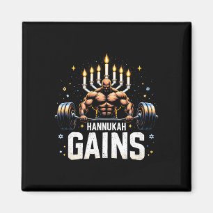 Imã Engraçado Hanukkah Jewish Gyout Hannukah ganha
