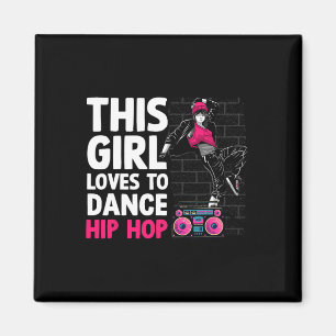 Imã Engraçado Hip Hop Dançando Arte Para Crianças Meni