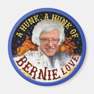 Imã Engraçado Hunk do Bernie Love Presidente Sanders