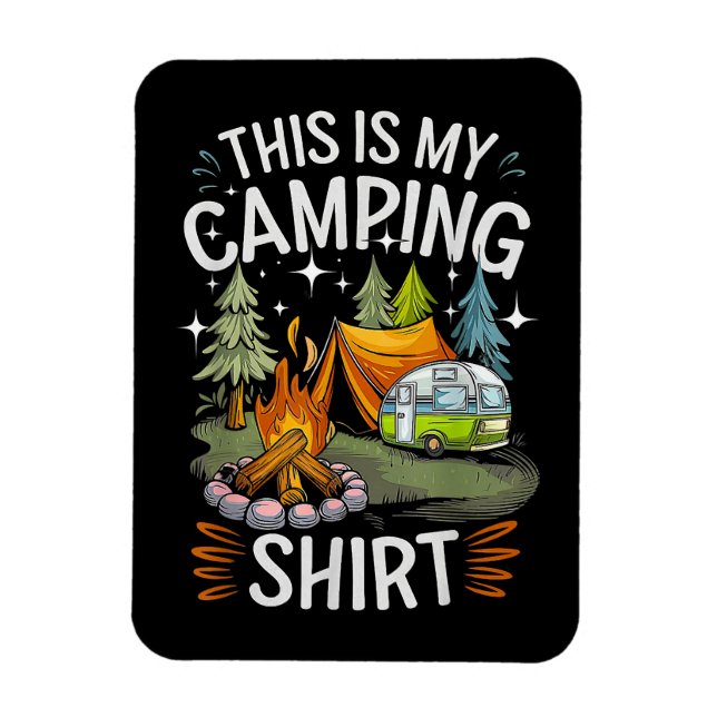 Ímã Engraçado Isso É Meu Acampamento Para Acampante (Vertical)
