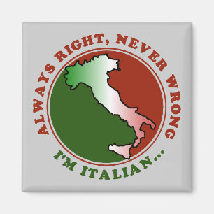 Imã Engraçado italiano teimoso