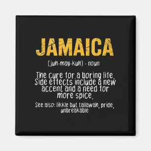 Imã Engraçado Jamaica Definition dizendo que o Jamaica