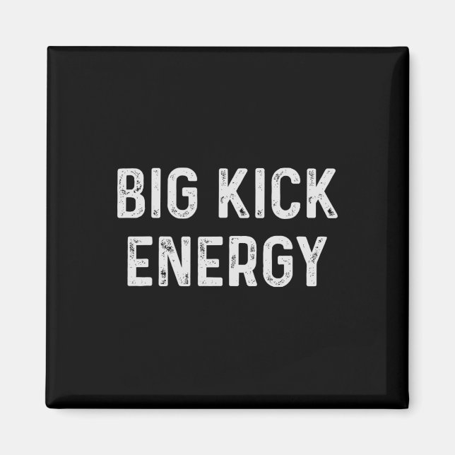 Imã Engraçado Karate Big Kick Energy (Frente)